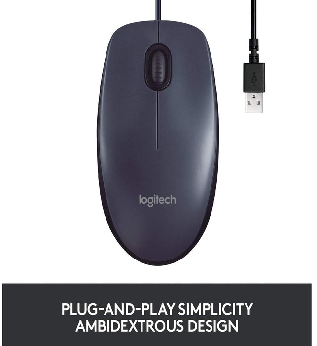 Logitech M100 Corded (Wired) Mouse