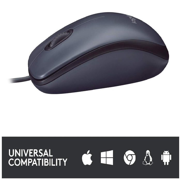 Logitech M100 Corded (Wired) Mouse