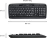 Logitech MK330 Wireless Keyboard and Mouse Combo (920-003986)