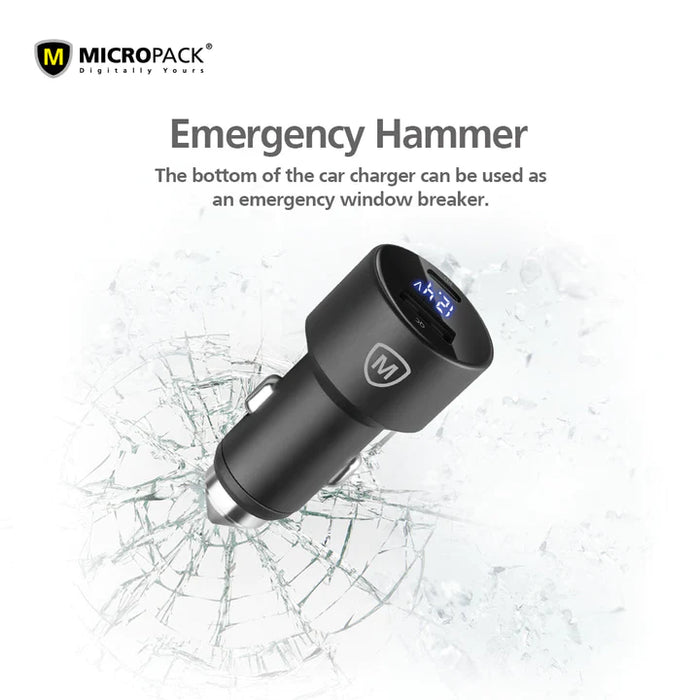 Micropack MCC-236QC 40W Dual Ports PD Car Charger