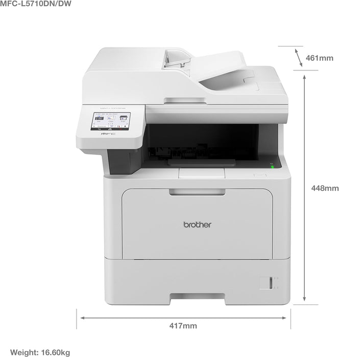 Brother MFC-L5710DW Monochrome Multifunction Laser Printer 48ppm/duplex/network/Wifi