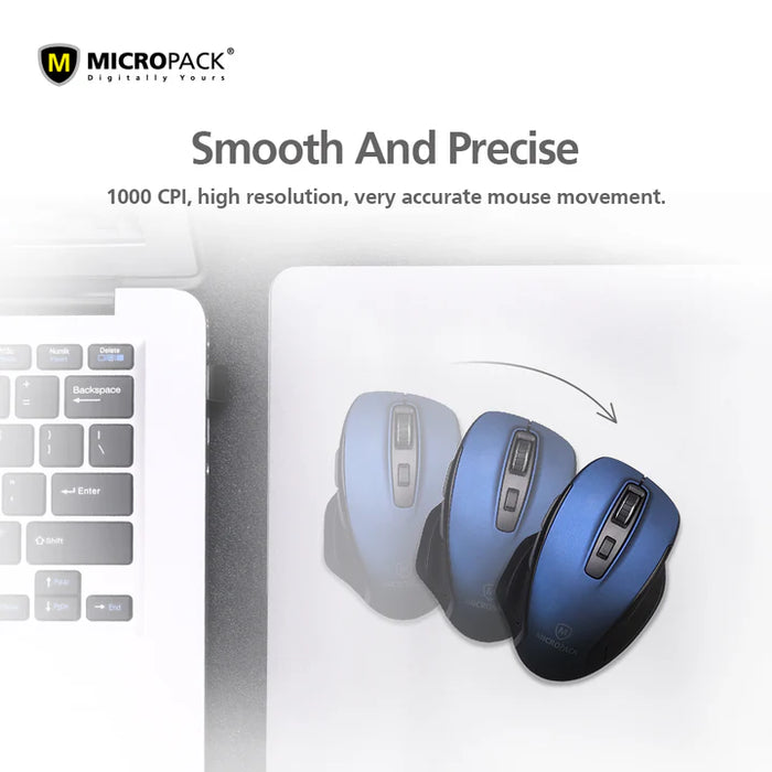 Micropack MP-752W Wireless Mouse Dual Receiver Speedy pro