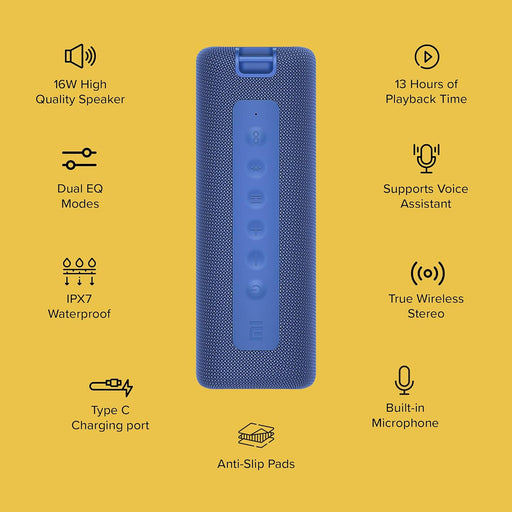 Mi 29692  Portable  Bluetooth Speaker 16W BLUE