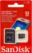 SanDisk 32GB MicroSDHC Memory Card