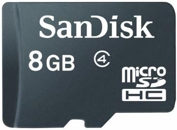 SanDisk 8GB MicroSDHC Memory Card