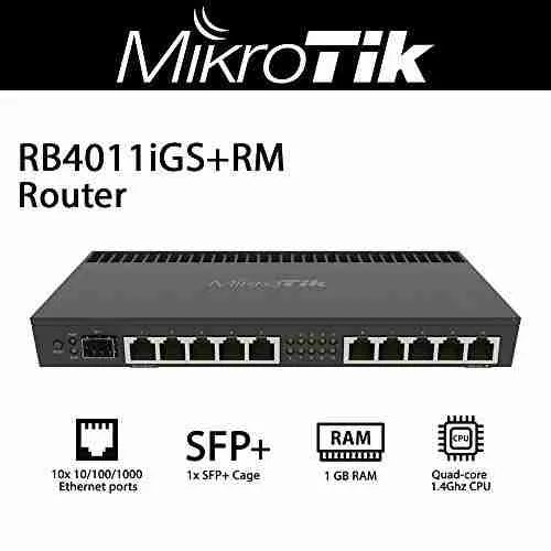 Mikrotik Rackmount Gigabit Router - RB4011UIAS-RM