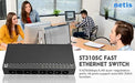 Netis ST3108GC 8 Port 10/100/1000Mbps Fast Gigabit Desktop Switch