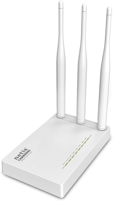 Netis WF2409E 300Mbps Wireless N Router - Smart 3 x 5dBi High Gain Antennas with Parental Control for Computers, Smartphones, Wireless Cameras