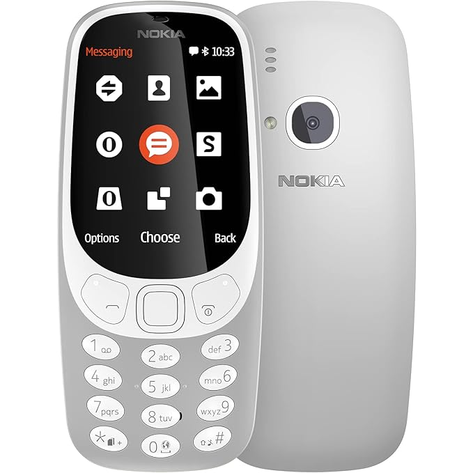 Nokia 3310 Phone - Dual Sim, Bluetooth, MicroSD Upto 32GB, FM Radio, 1200 MAh