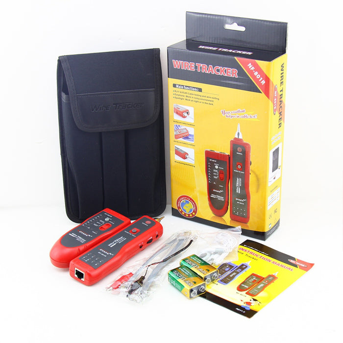 Noyafa NF-801R Network Tester RJ11 RJ45 Lan Wire Tracker Fault Locator and Cable Tester LAN