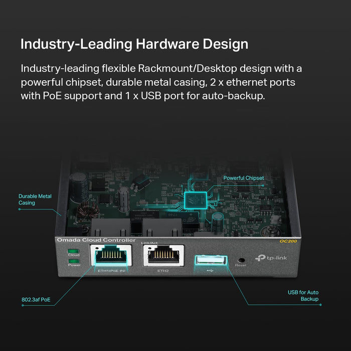 TP-Link OC200 Omada Hardware Controller for Business Network Management