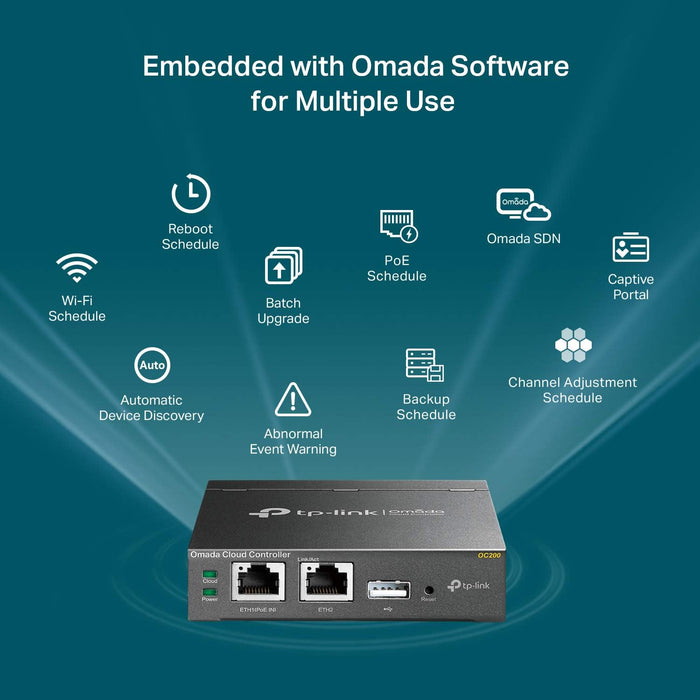 TP-Link OC200 Omada Hardware Controller for Business Network Management