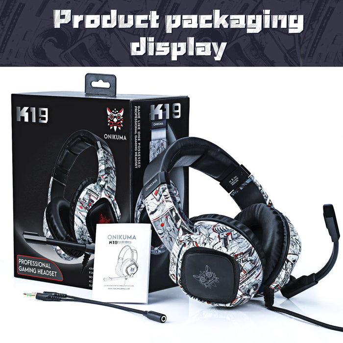 Onikuma K19 Wired Gaming Headset