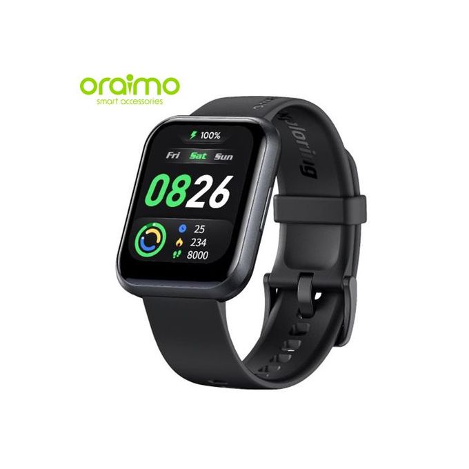 oraimo Watch 2 Pro BT Call Quickly Reply Health Monitor Smart Watch - OSW-32