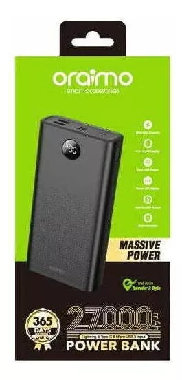 Oraimo Traveler 3 Byte 27000mAh Massive Power Bank (OPB-P271D)