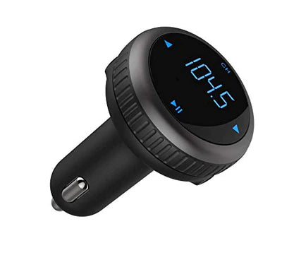 Porodo Wireless FM Transmitter Car Charger 2.1A with Car Locator - PD-BT 69-BK