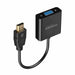 Promate HDMI to VGA Display Adaptor With Up to 1080p HD Resolution Support (ProLink-H2V)