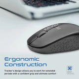 Promate 1600DPI MaxComfort Ergonomic Wireless Mouse (Tracker)