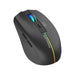 Promate 2.4GHz Wireless Ergonomic Optical Mouse with LED Rainbow Lights (KITT)