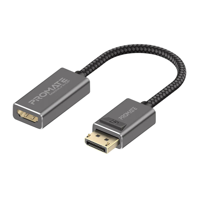 Promate 4K@60Hz High Definition DisplayPort to HDMI Adapter (MediaLink-DP)