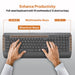 Promate ProCombo-10 Ergonomic Comfortable Keyboard & Mouse Combo with Palm Rest