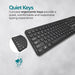 Promate Ultra-Slim Quiet Key Wired Keyboard (EasyKey-4)