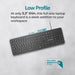 Promate Ultra-Slim Quiet Key Wired Keyboard (EasyKey-4)