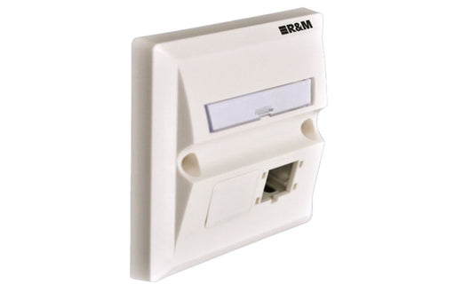 R & M BS Faceplate 86×86, 2×1 port - R795068