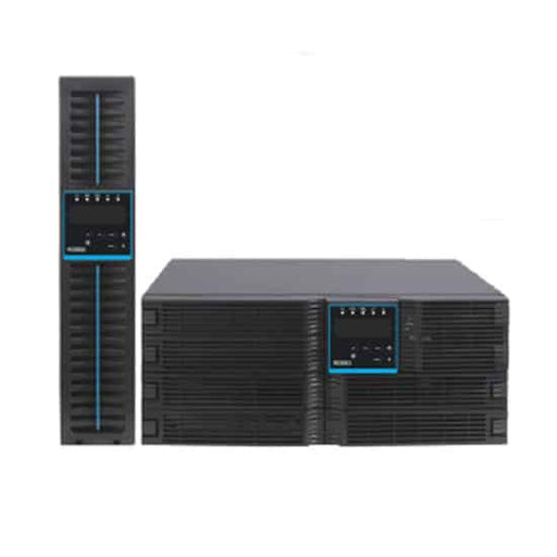 ROSSO Power MSIII6000RT LCD 6000VA AVR 230V IEC Outlet 240V Battery 4U Rack Tower DC UPS - ROS-RTD4U-6000