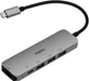 Rapoo 5 in 1 with 4K HDMI Type C Hub (XD100C)-3 USB 3.0 Ports, Type C Charging