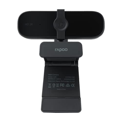 Rapoo C280 Full HD 2K Webcam with Built-in Noise-Cancelling Microphone