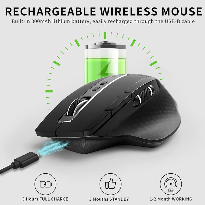 Rapoo MT550 Multi-mode Wireless Mouse