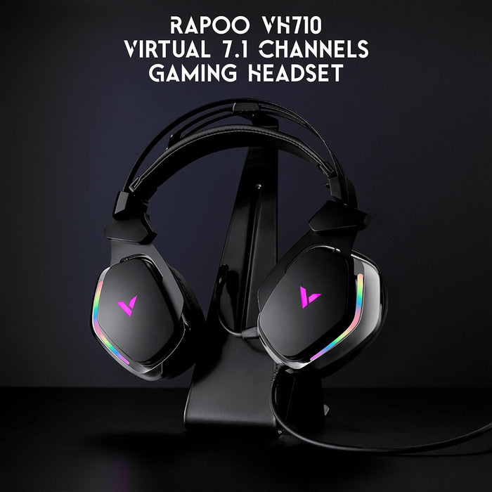 Rapoo VH710 Virtual 7.1 Channels Wired Gaming Headset with LED Backlit