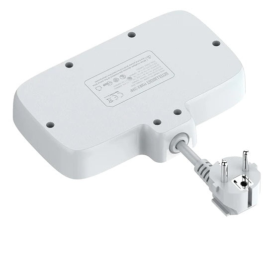 LDNIO SC2413 2 Universal Outlets Wall Power Socket 2500W With 1PD, 1 QC3.0 and 2 Auto-ID USB with individual switch