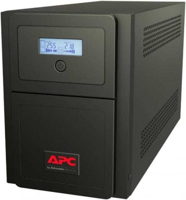 APC Easy UPS 1 Ph Line Interactive, 1500VA, Tower, 230V, 4 Universal outlets, AVR, LCD (SMV1500AI-MSX)