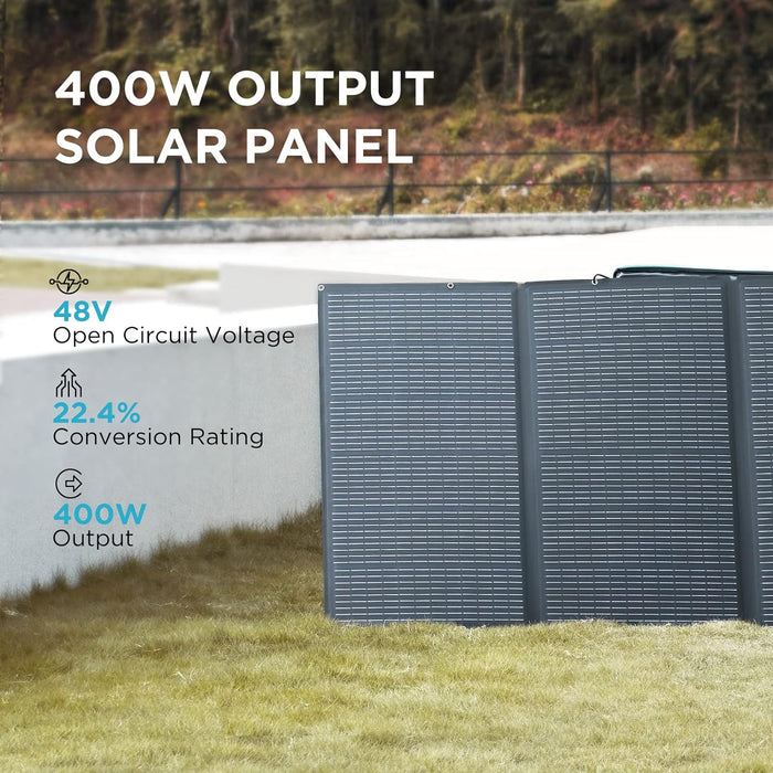 EcoFlow 400W Portable Solar Panel- (SOLAR400W)