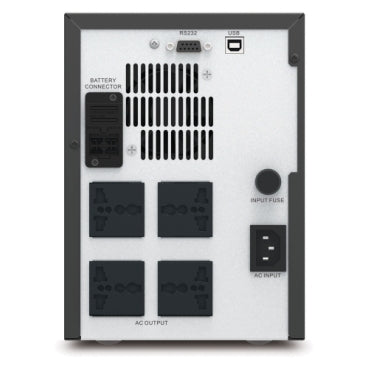 APC Easy UPS 1 Ph Line Interactive, 1000VA, Tower, 230V, 4 Universal outlets, AVR, LCD - SMV1000I-MS