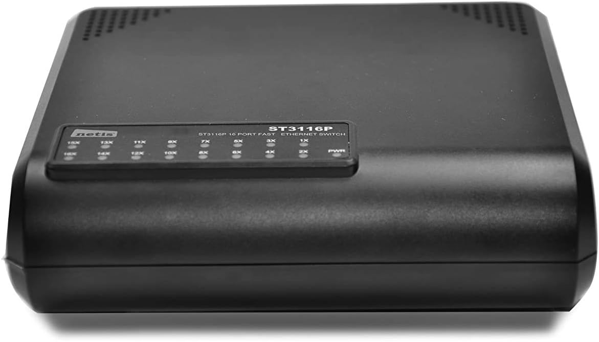 Netis ST3116P 16-Port 10/100 Desktop Switch