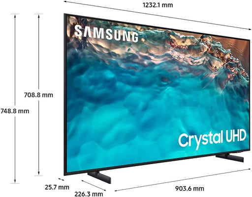 Samsung 55BU8100 55-Inch 4K Crystal UHD Smart TV