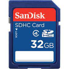 SanDisk 32GB SDHC Memory Card (SDSDB-032G-B35)