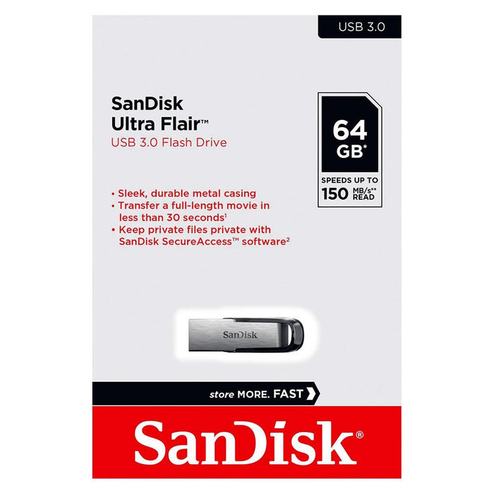 SanDisk (SDCZ73-064G-G46) 64GB Ultra Flair USB 3.0 Flash Drive