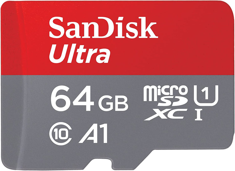 SanDisk Ultra 64GB MicroSDHC Memory Card