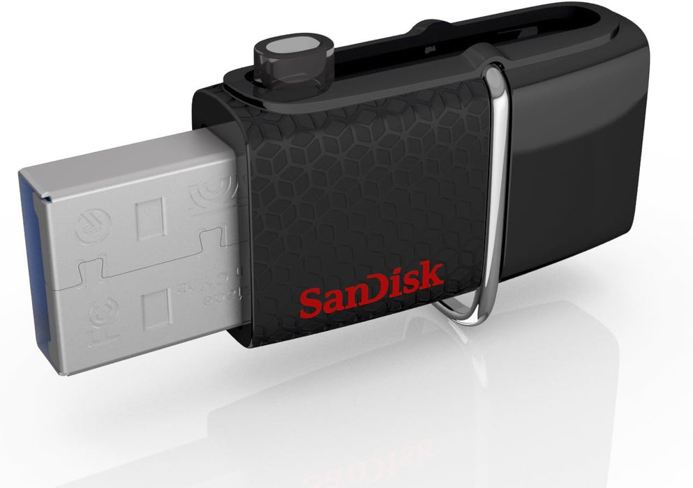 SanDisk Ultra Dual USB Drive 3.0 Flash Drive for Android Device 128GB (SDDD2-128G-GAM46)