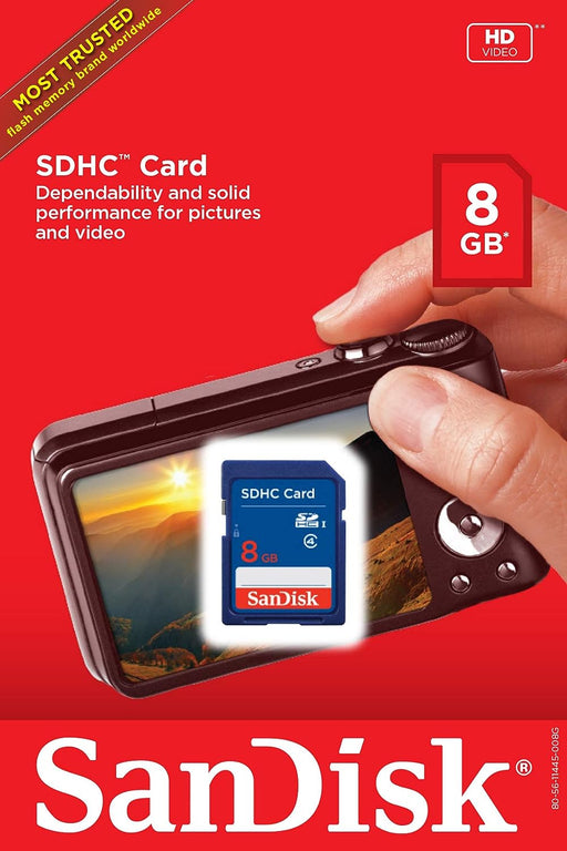 SanDisk SDHC Memory Card 8GB (SDSDB-008G-B35)