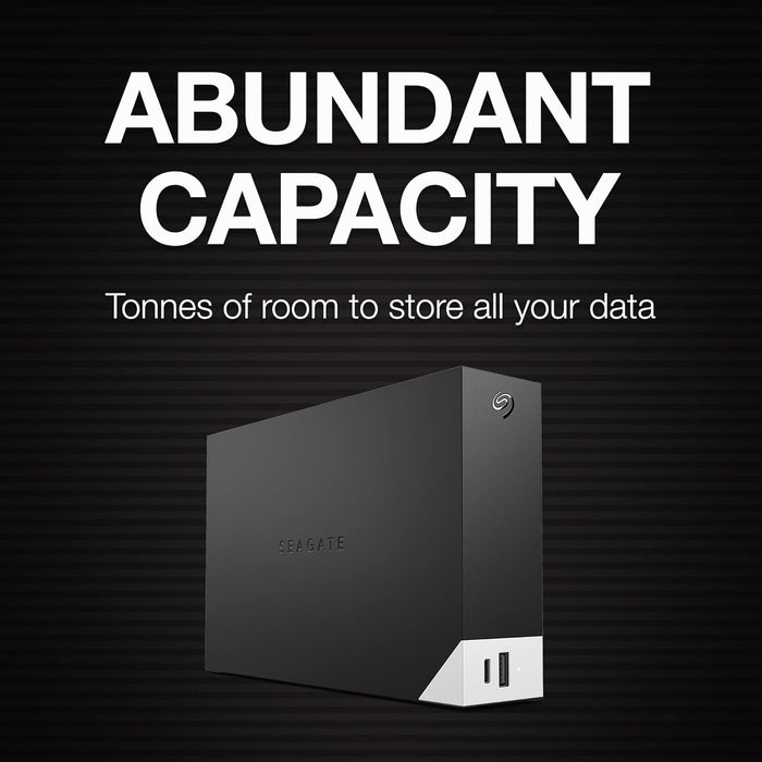Seagate One Touch Hub 8TB External Hard Drive Desktop HDD (STLC8000400)