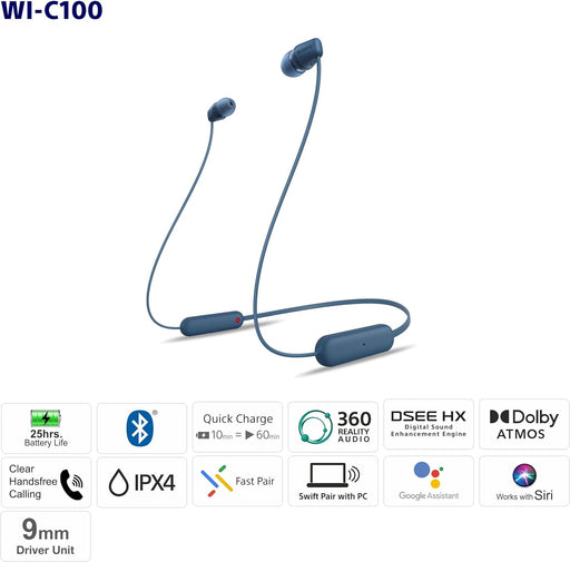 Sony WI-C100 Wireless In-Ear Headphones