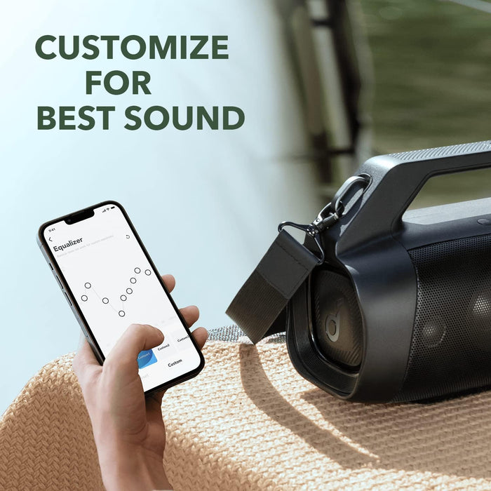Soundcore Anker Motion Boom Plus IP67 Outdoor Speaker with 80W Stereo Sound
