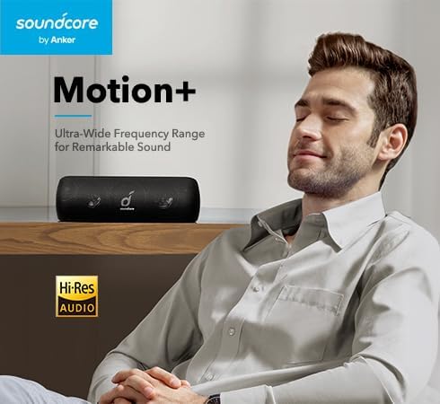 Soundcore Motion+ Bluetooth Speaker with Hi-Res 30W Audio - A3116H11
