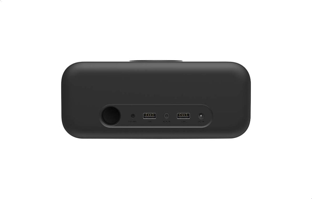 Soundcore Wakey Bluetooth Speakers Powered by Anker with Alarm Clock, Stereo Sound, FM Radio, White Noise, Qi Wireless Charger with 7.5W Charging for iPhone and 10W for Samsung