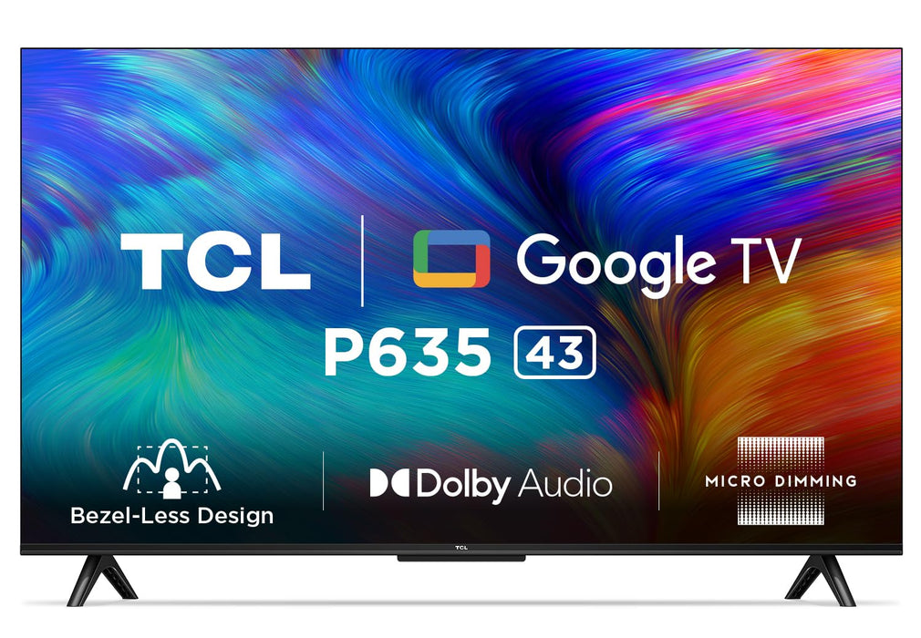 TCL 43P635 43 inch Google Smart Android UHD 4k HDR TV